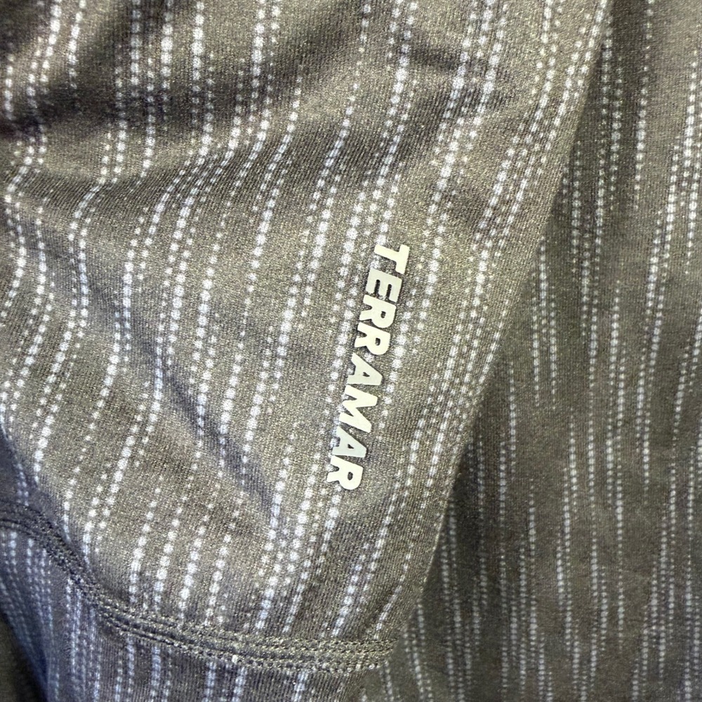 Terramar Climasense 2.0 Womens Black Striped Base Layer Top Thumbholes M - Picture 6 of 11